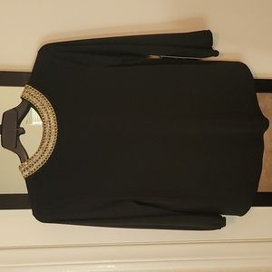 Available - Black, long sleeve blouse